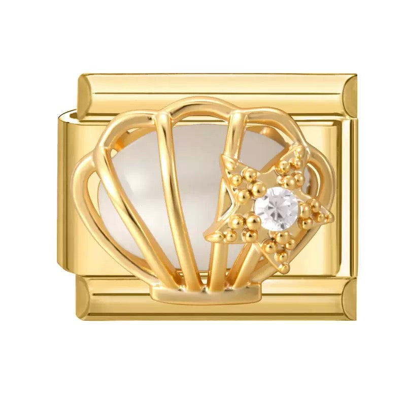 Prívesok Mušľa s perlou