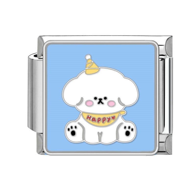 Prívesok Psík so žltou čiapkou