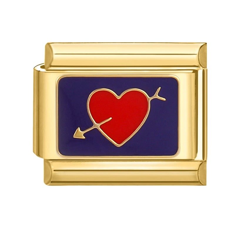 Prívesok Srdce so šípom