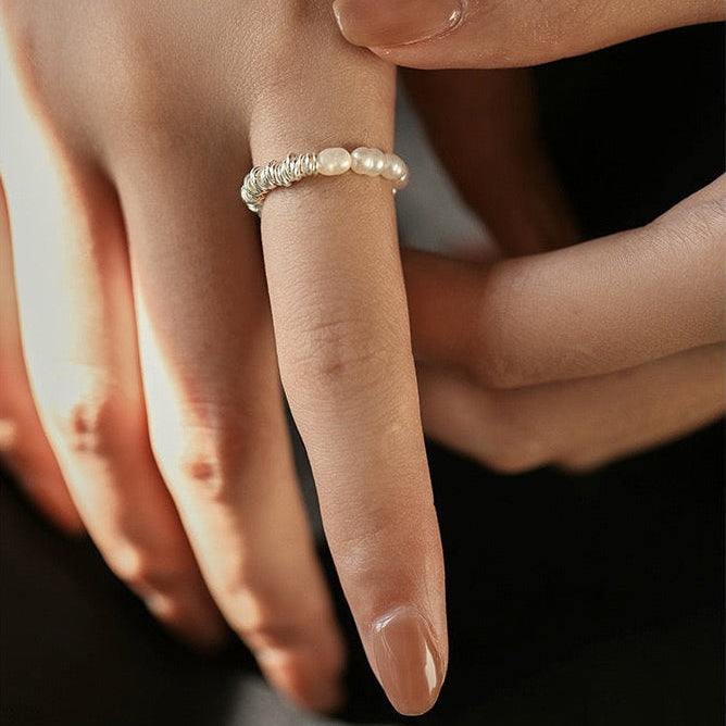 Prsteň Perlová harmónia
