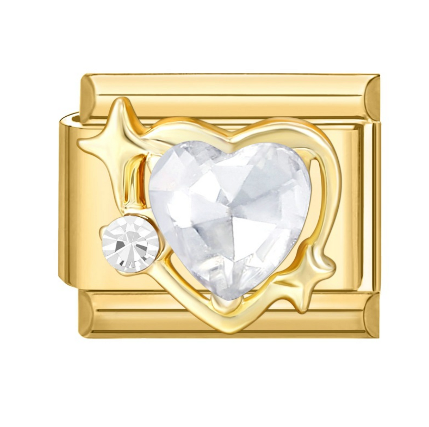 Prívesok Srdce z Kameňa s Hviezdičkami