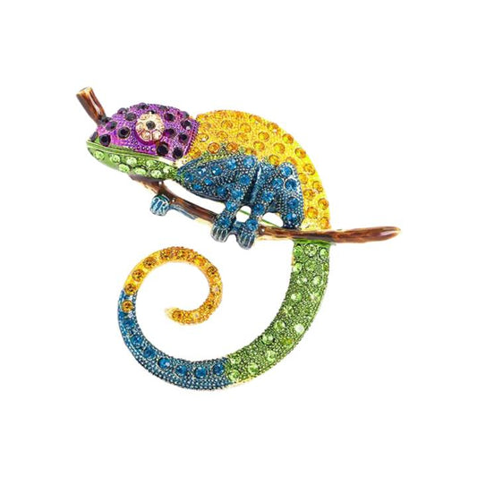 Brošňa Farebný Chameleón