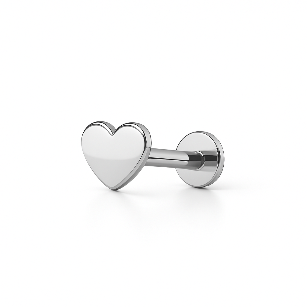 Titánový Srdcový Labret 'Pure Love'