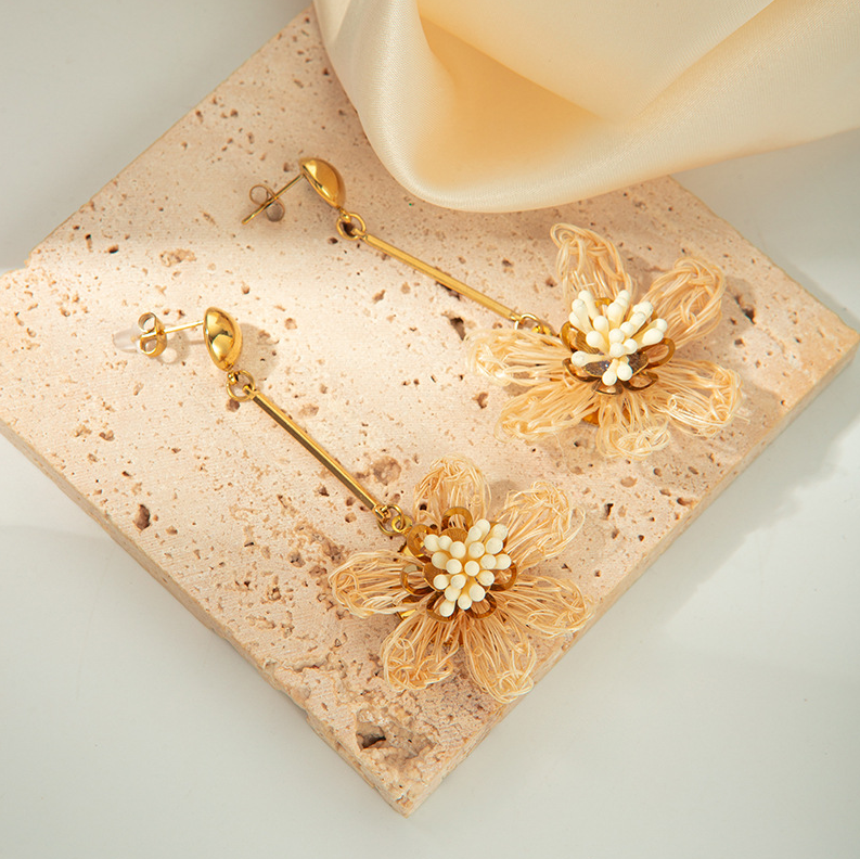 Náušnice Kvetinová Elegancia