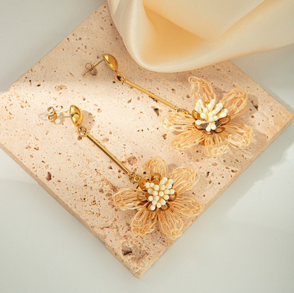 Náušnice Kvetinová Elegancia