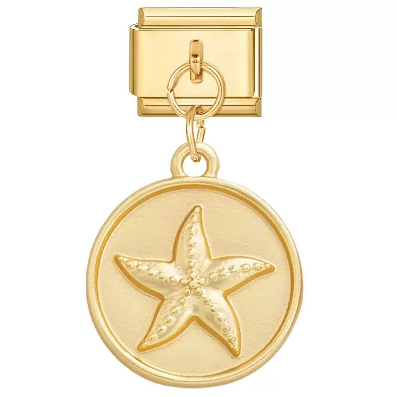 Prívesok Zlatá morská hviezdica