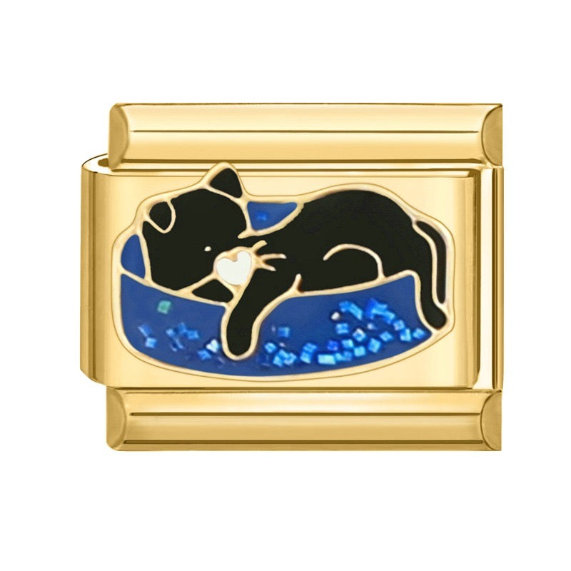 Prívesok Spiaca mačička