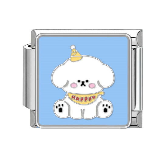 Prívesok Psík so žltou čiapkou