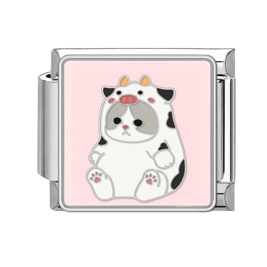 Prívesok Psík v kostýme kravičky