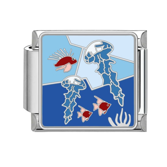 Prívesok Medúzy a tropické ryby