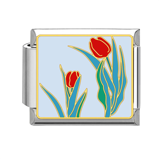 Prívesok Červené tulipány