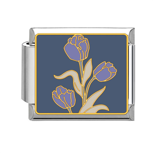 Prívesok Fialové tulipány