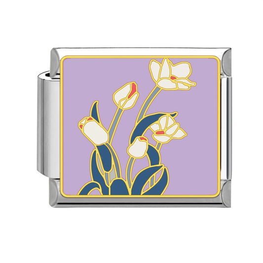 Prívesok Krémové tulipány