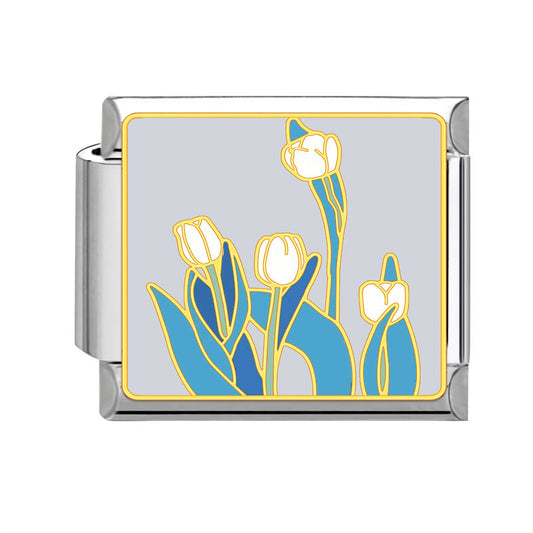 Prívesok Bielé tulipány