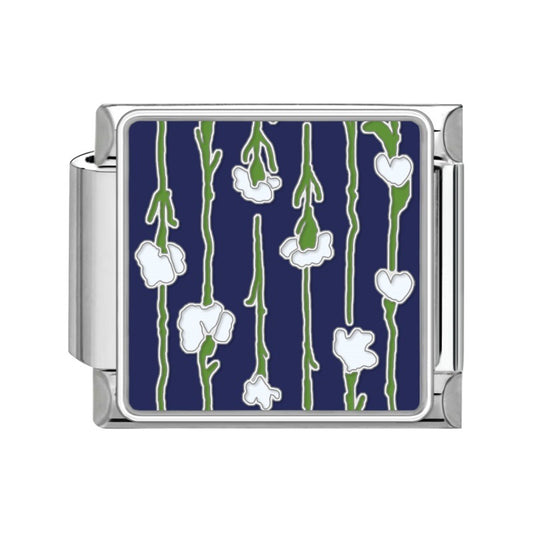 Prívesok Biele kvety noc