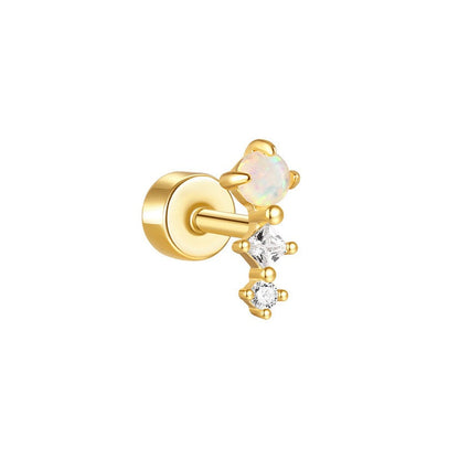 Piercing Náušnica Opal Kaskáda Ag 925