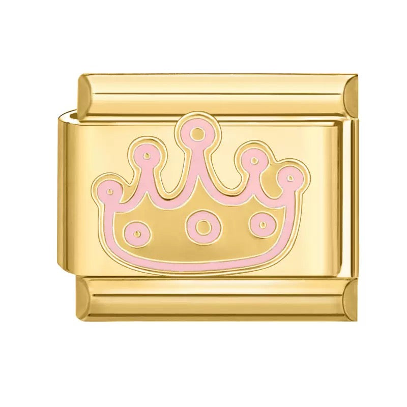 Prívesok Ružová Princezná Korunka