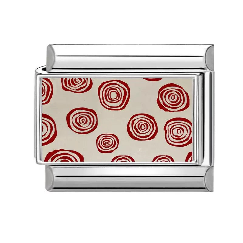 Prívesok Červené Ruže na Béžovej