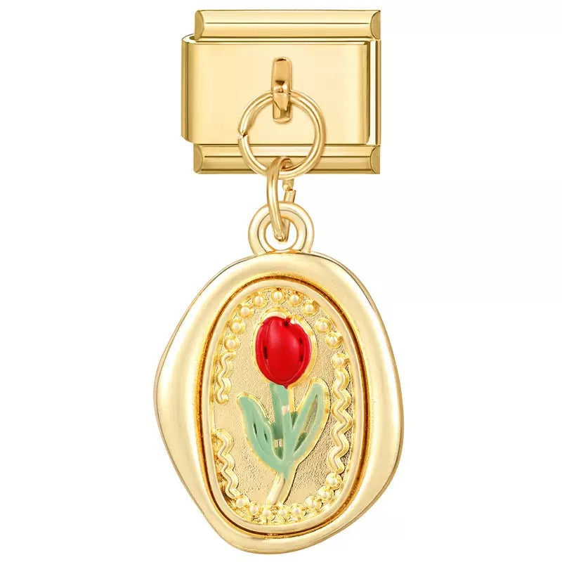 Prívesok Červený Tulipán