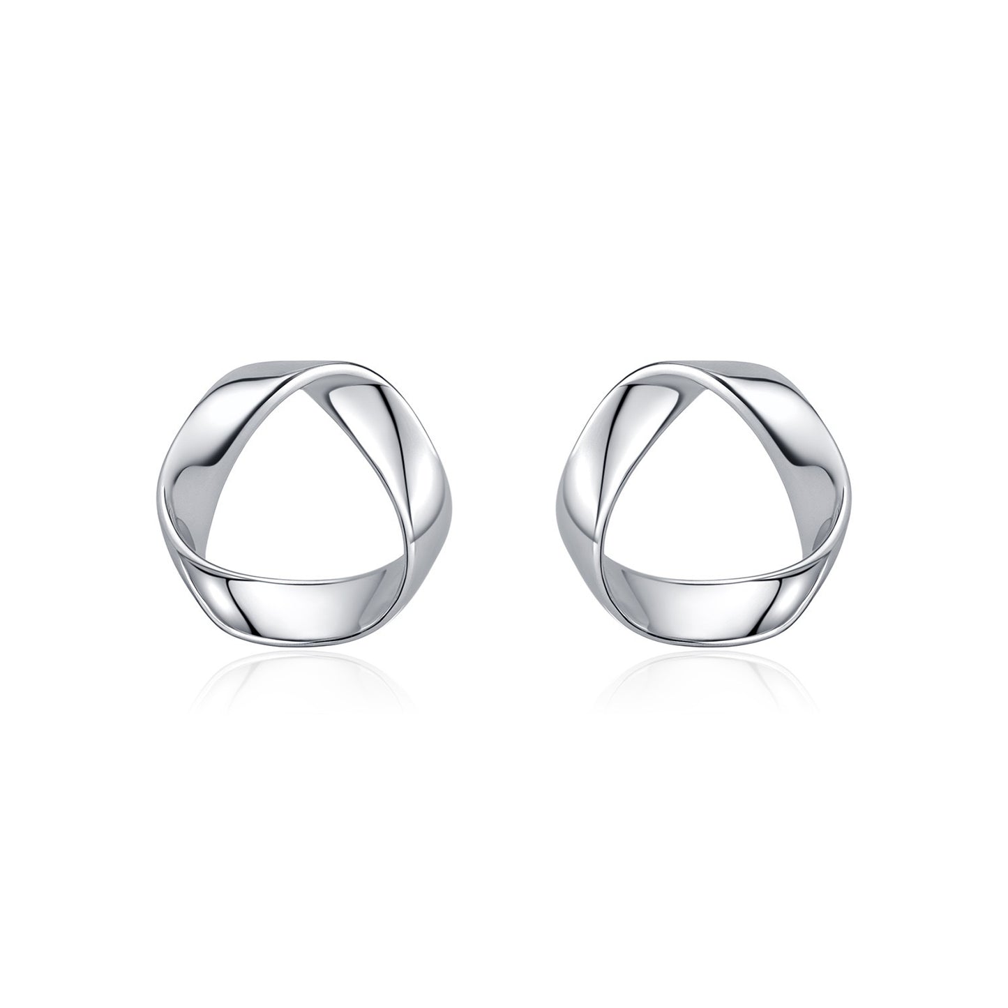 Náušnice Minimalistický geometrický oblúk