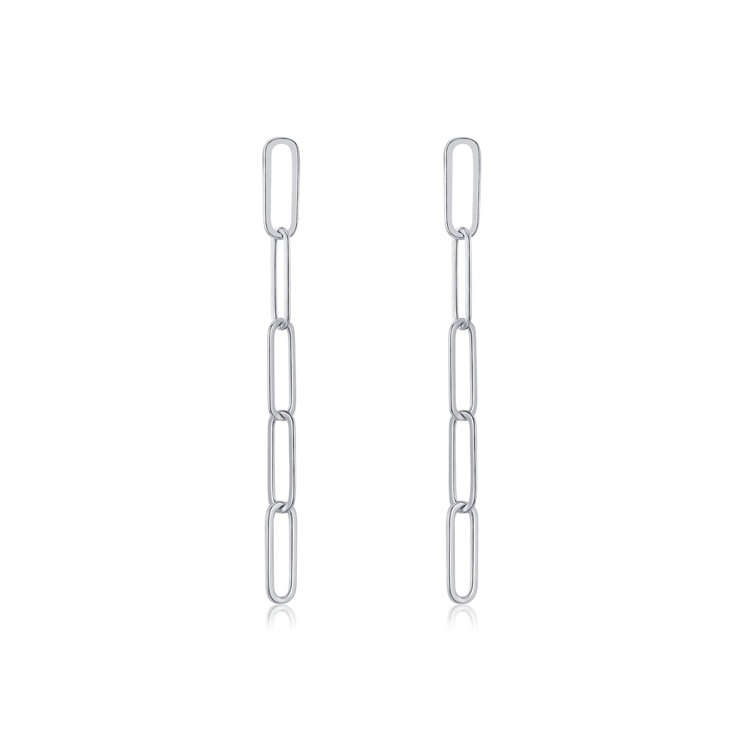 Náušnice Retiazkové články minimalistické