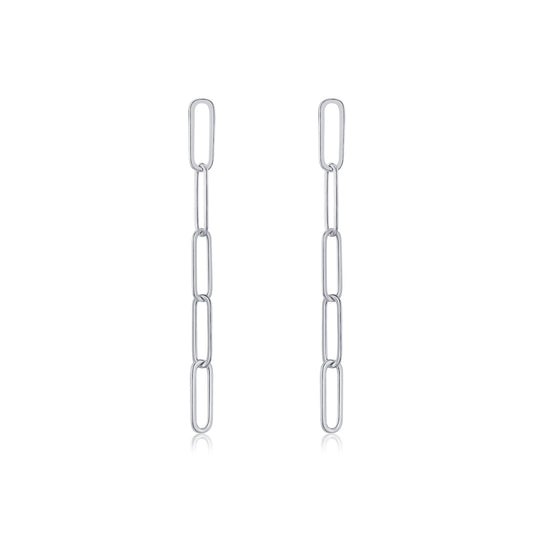 Náušnice Retiazkové články minimalistické