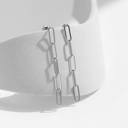 Náušnice Retiazkové články minimalistické