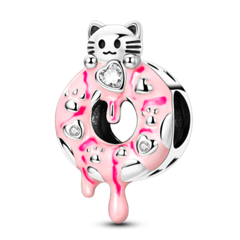 Prívesok Mačací donut