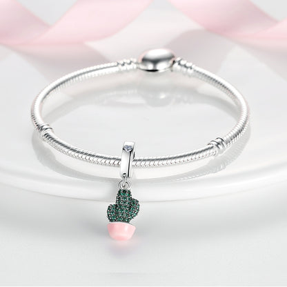 Prívesok Kaktus v Kvetináči