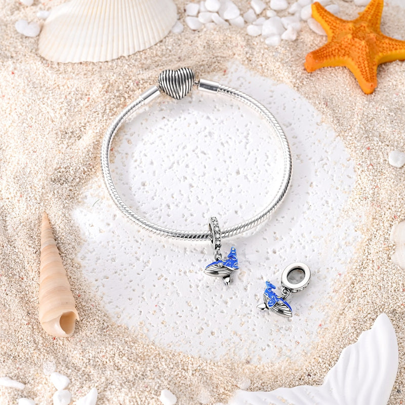 Strieborný prívesok „Hviezdna veľryba