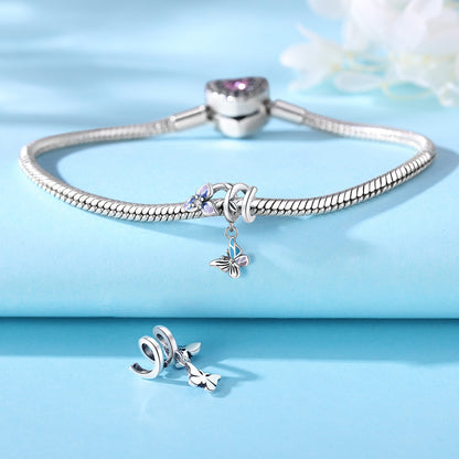 Prívesok Motýľ na kvete