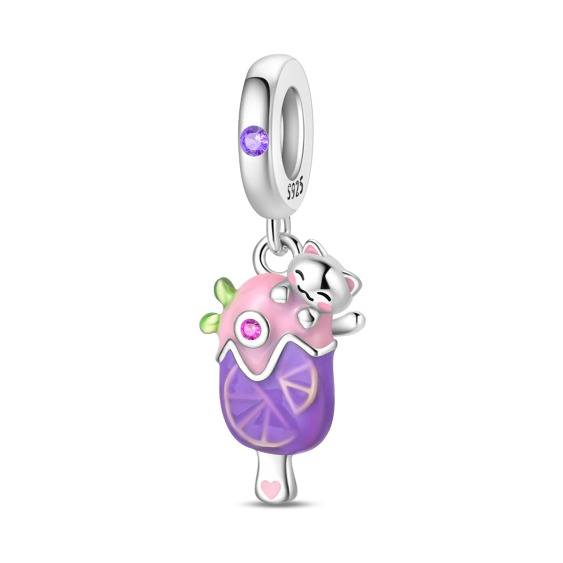 Prívesok Zmrzlina s mačičkou