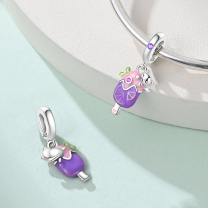 Prívesok Zmrzlina s mačičkou