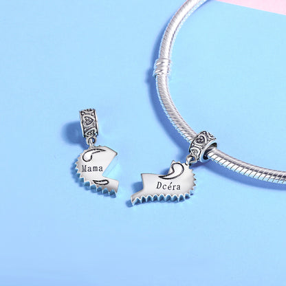 Prívesok „Mama & Dcéra“ – dve polovice jedného srdca