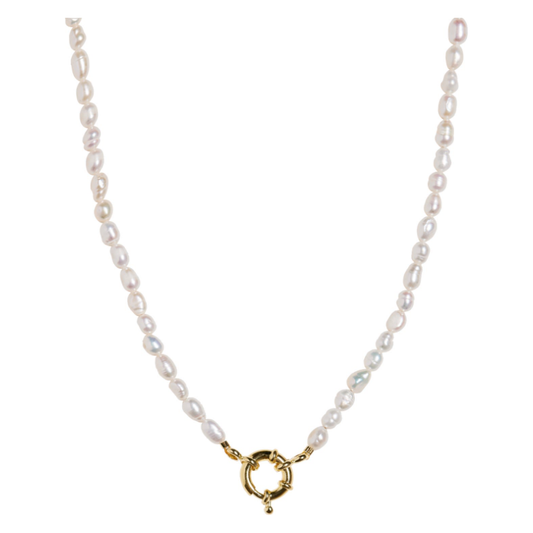 Perlový náhrdelník s písmenom na výber Myspirit