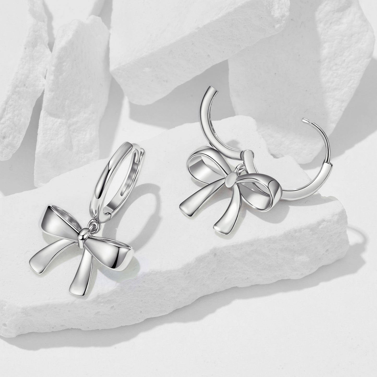 Náušnice Mašle s Nádychom Elegancie