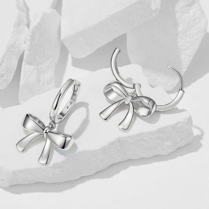 Náušnice Mašle s Nádychom Elegancie