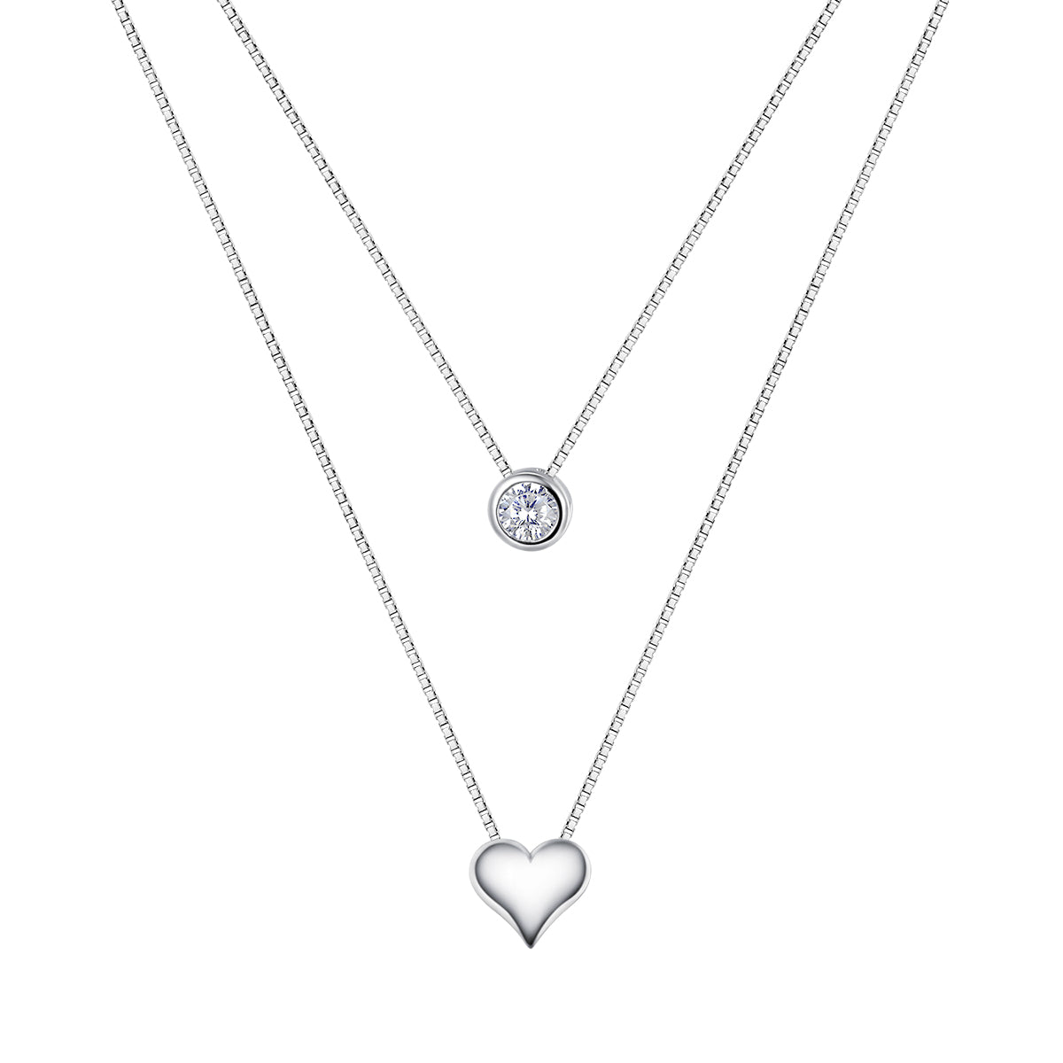 Náhrdelník Biela elegancia