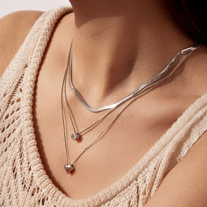 Náhrdelník Biela elegancia