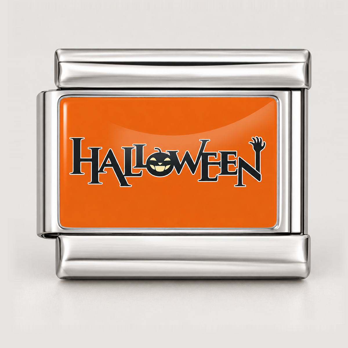 Prívesok Halloween na oranžovom podklade