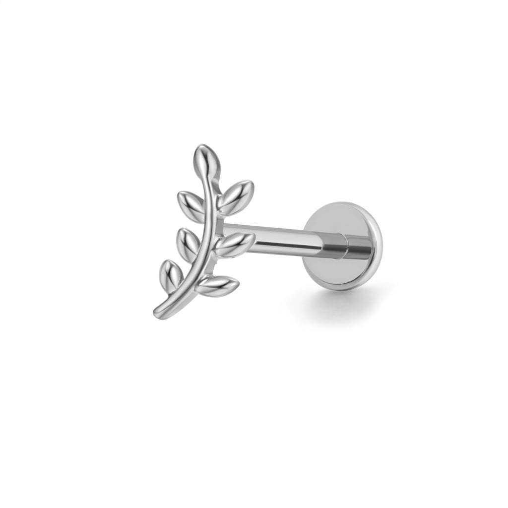 Strieborná labreta 'Silver Olive Branch'