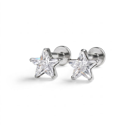 Strieborné Starry Night 'Crystal Star'