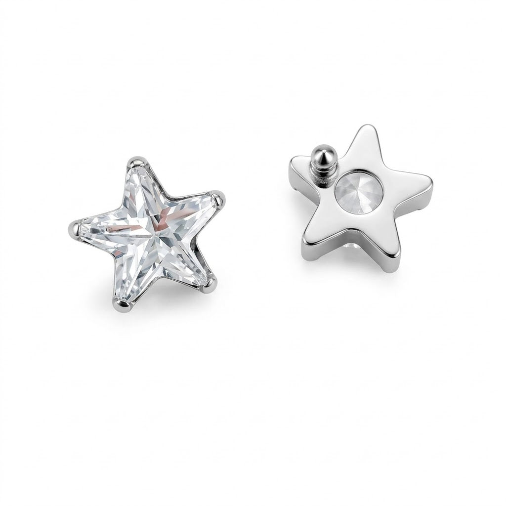 Strieborné Starry Night 'Crystal Star'