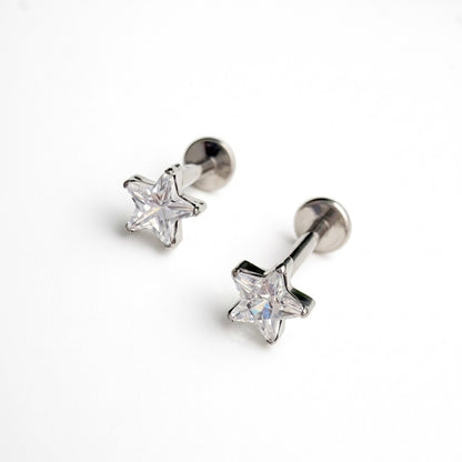 Strieborné Starry Night 'Crystal Star'