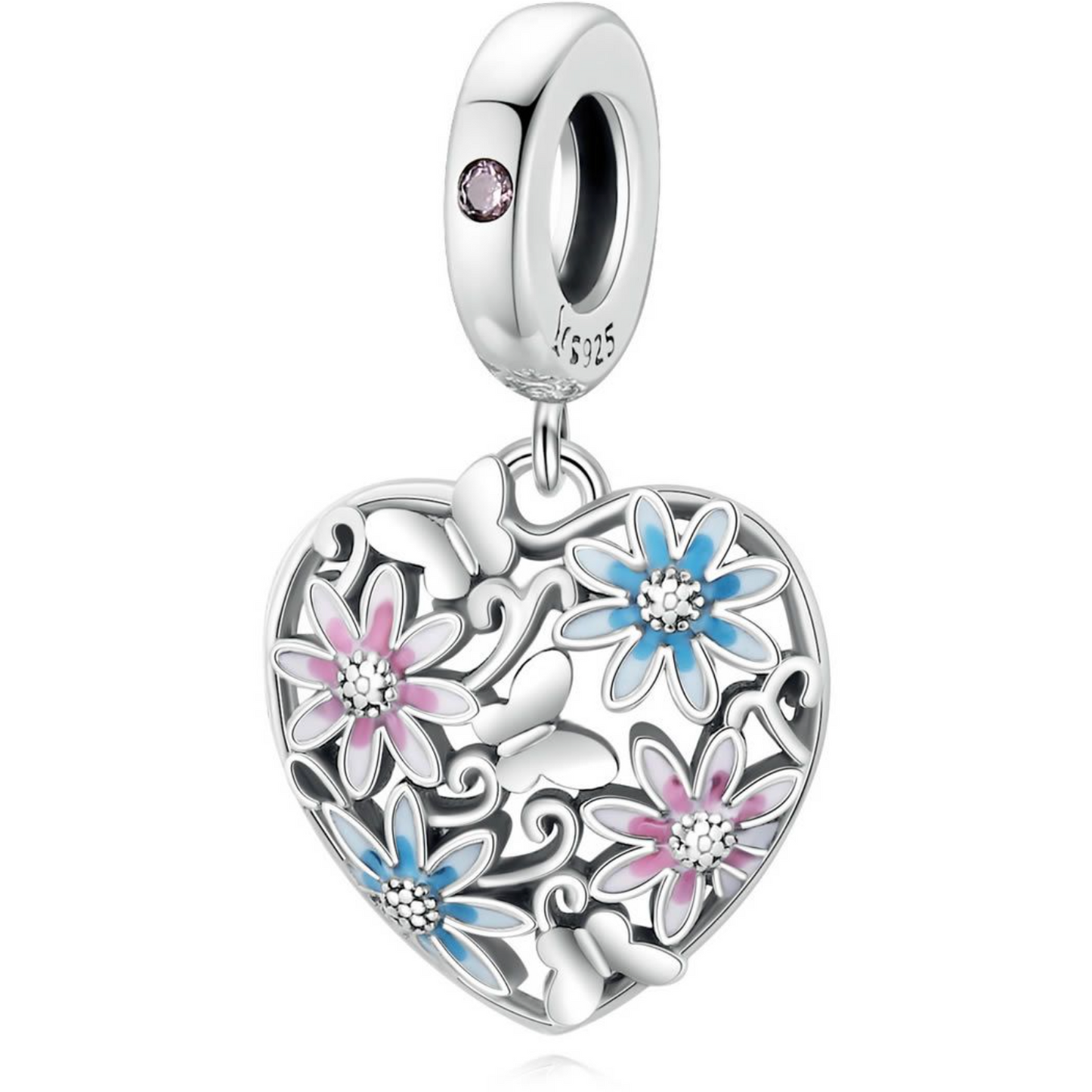 korálka Kvetinové srdce