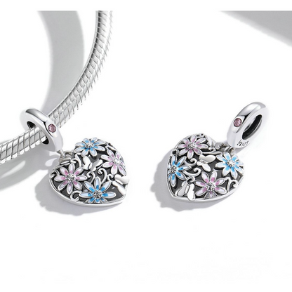 korálka Kvetinové srdce