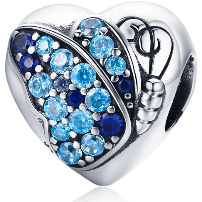 korálka Modrý motýľ